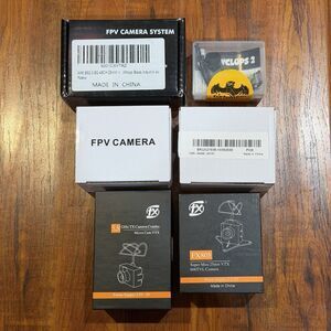 6 x FPV Camera, Antenna & Transmitter Lot FXT Technology Turbowing Racing - New!